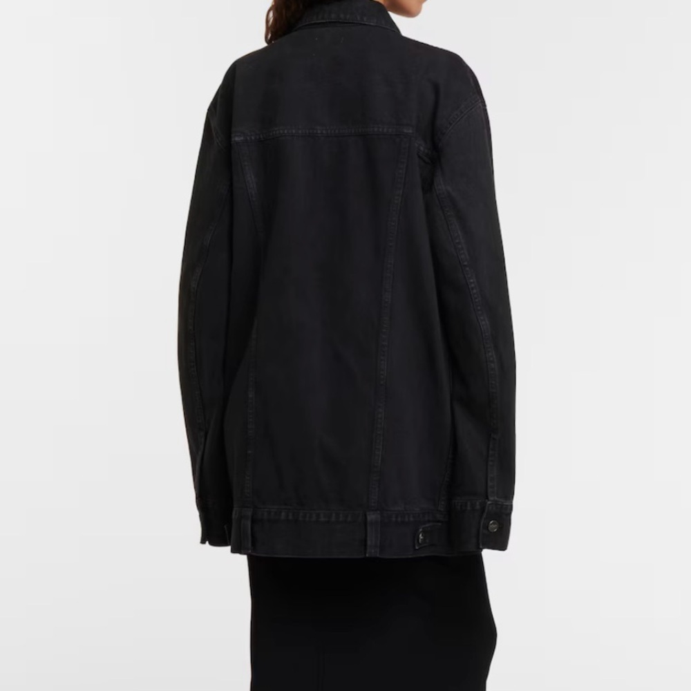 KHAITE Ross black denim jacket - Picture 2 of 14